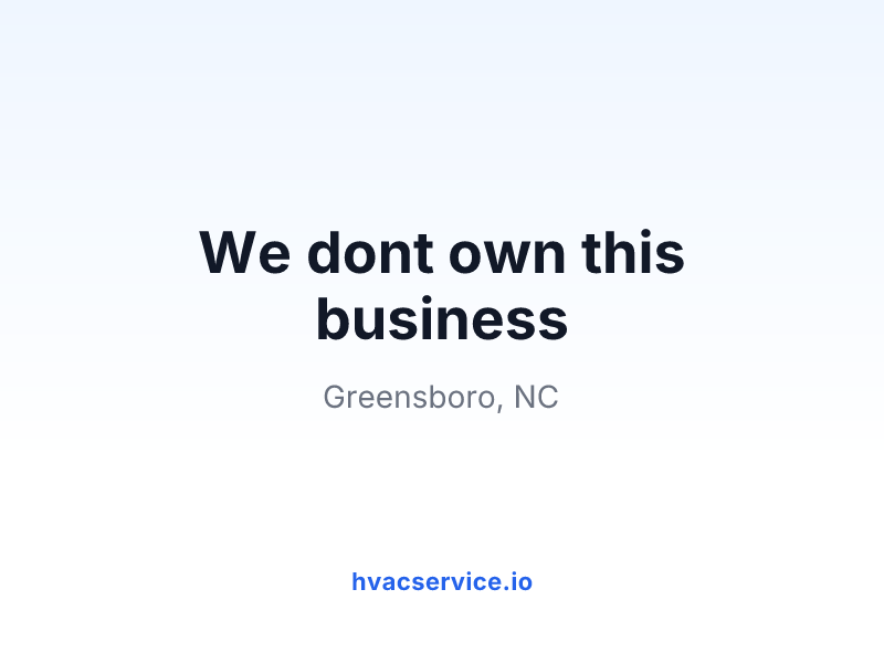 We dont own this business