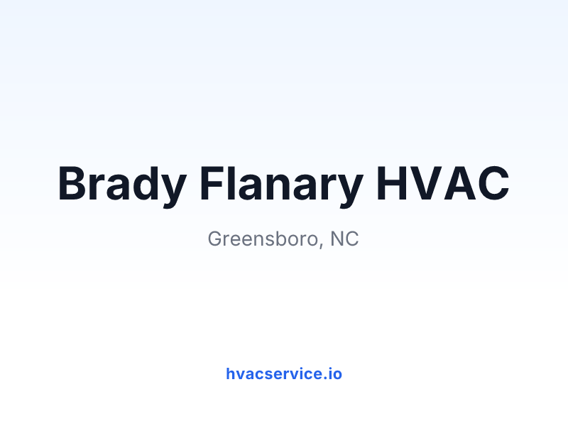 Brady Flanary HVAC