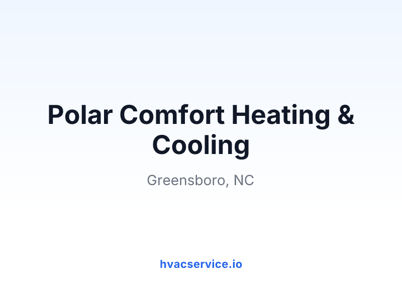 Polar Comfort Heating & Cooling