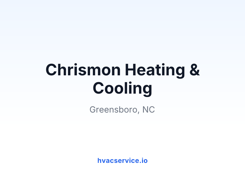 Chrismon Heating & Cooling