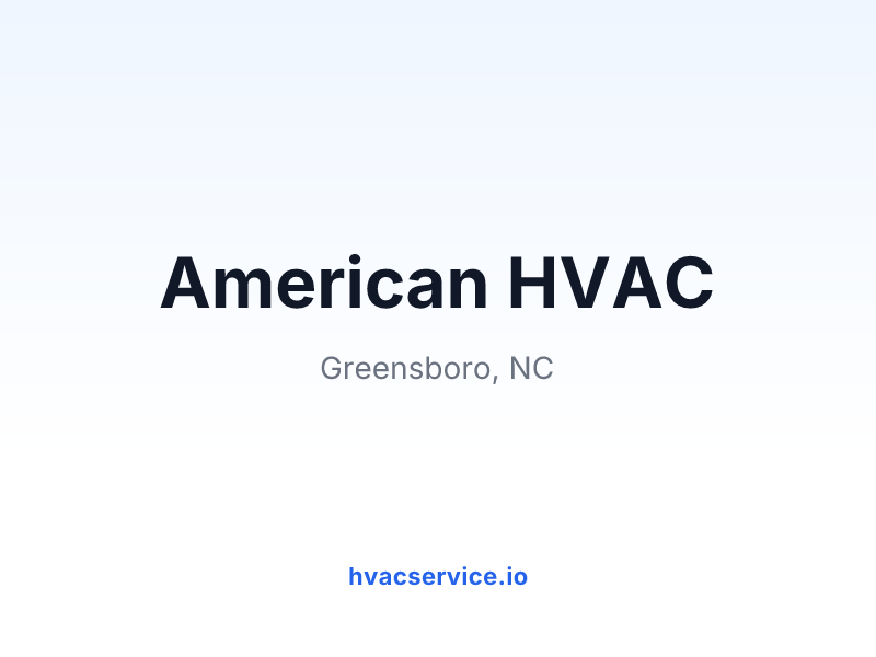 American HVAC