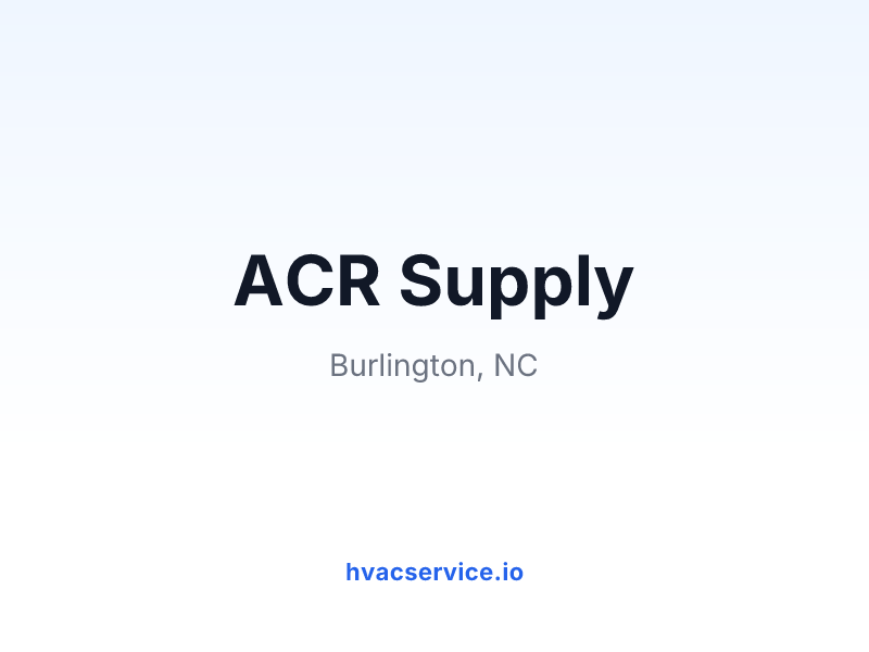 ACR Supply