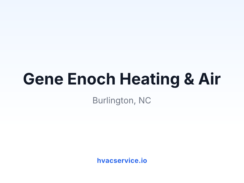 Gene Enoch Heating & Air