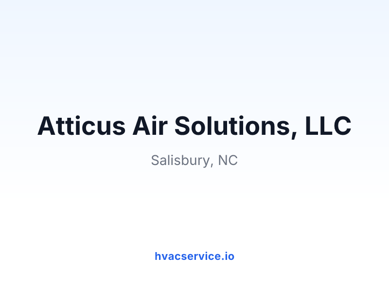Atticus Air Solutions, LLC
