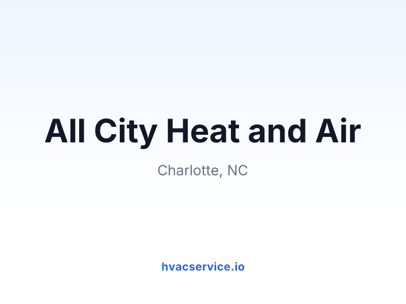 All City Heat and Air