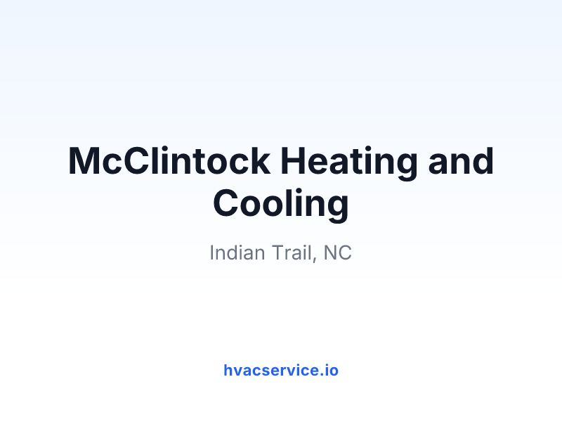McClintock Heating and Cooling