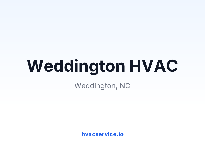 Weddington HVAC