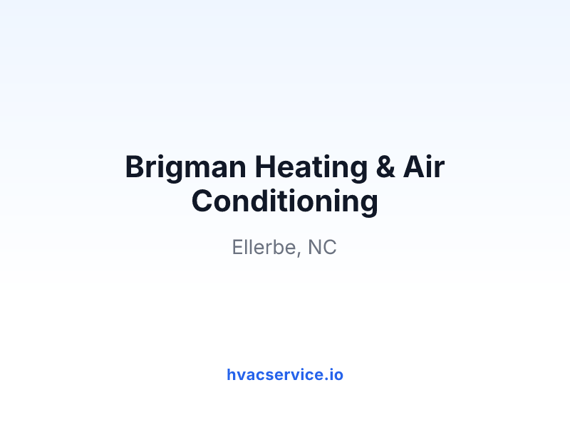 Brigman Heating & Air Conditioning