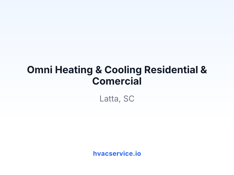 Omni Heating & Cooling Residential & Comercial
