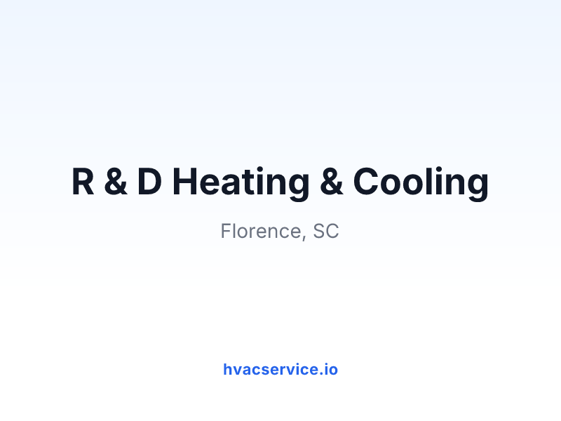R & D Heating & Cooling