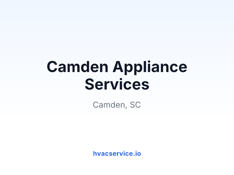 Camden Appliance Services