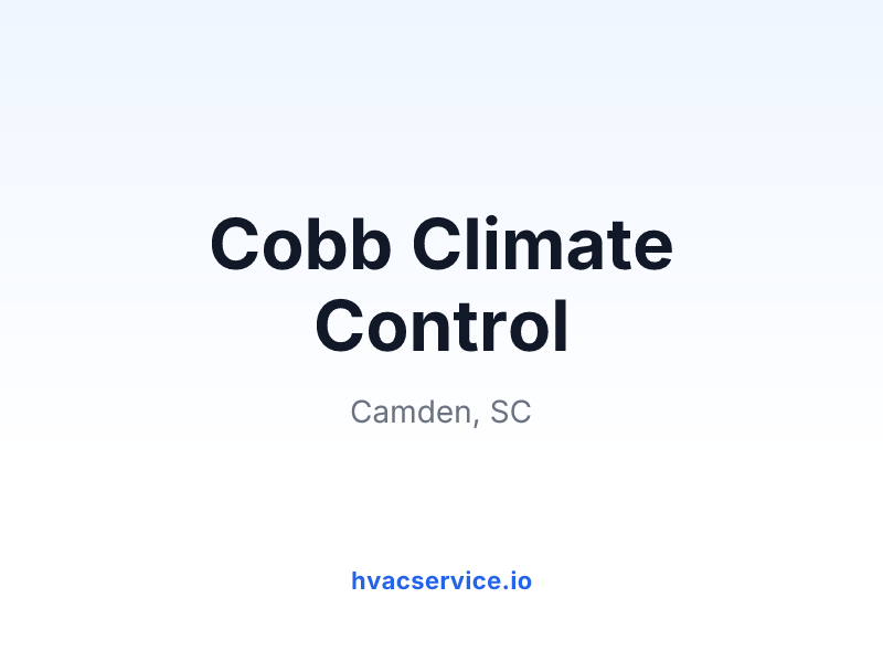 Cobb Climate Control