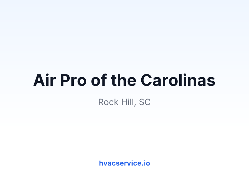 Air Pro of the Carolinas