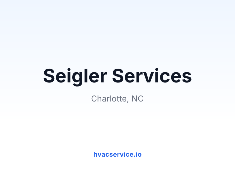 Seigler Services