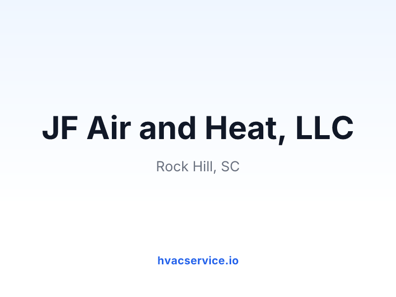 JF Air and Heat, LLC