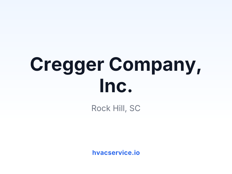 Cregger Company, Inc.