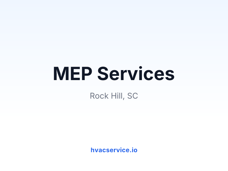 MEP Services