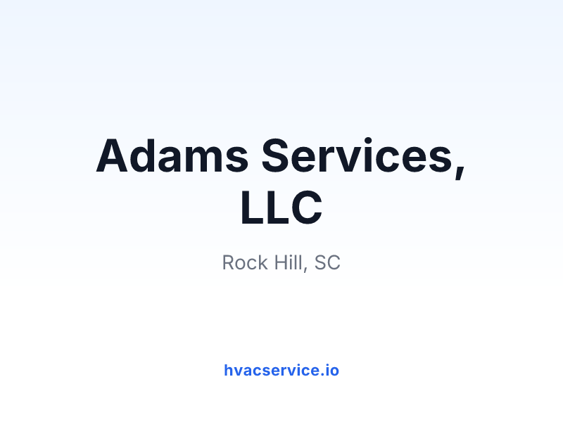 Adams Services, LLC