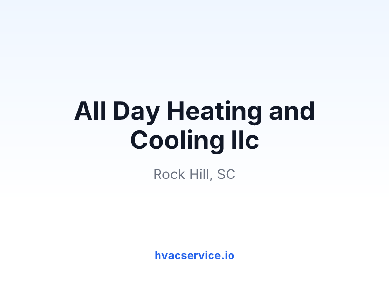 All Day Heating and Cooling llc