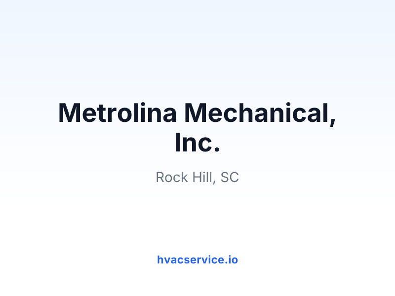 Metrolina Mechanical, Inc.