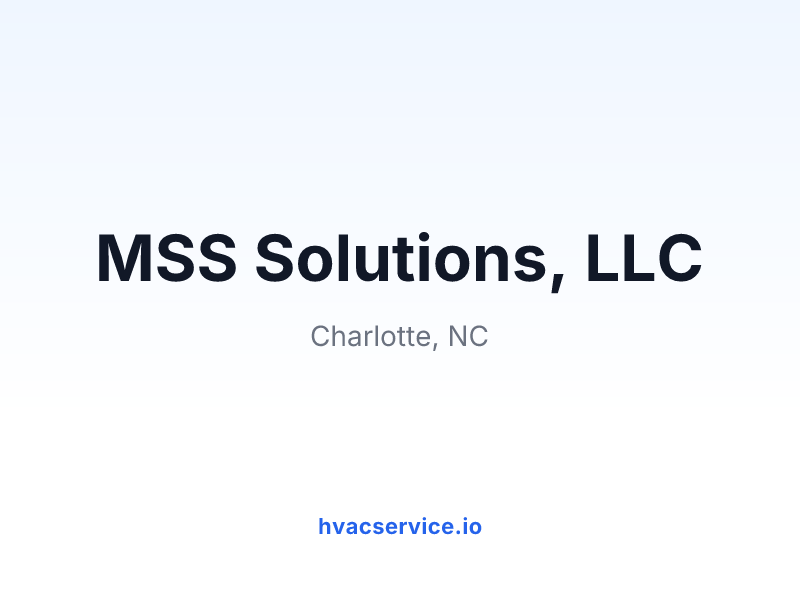MSS Solutions, LLC