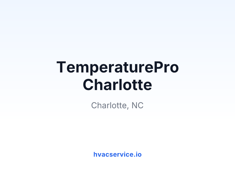 TemperaturePro Charlotte