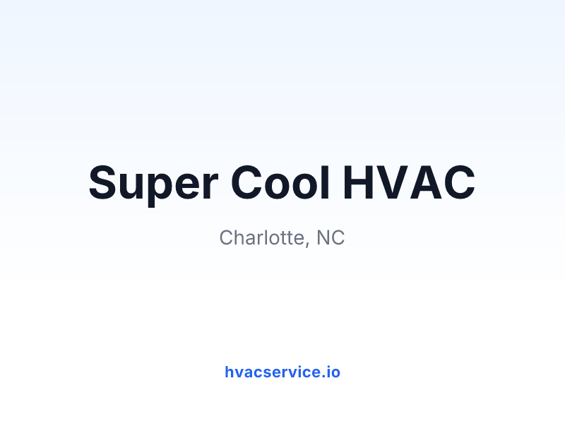 Super Cool HVAC