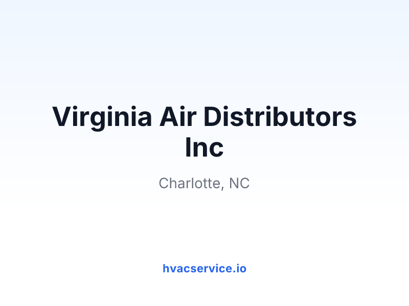 Virginia Air Distributors Inc