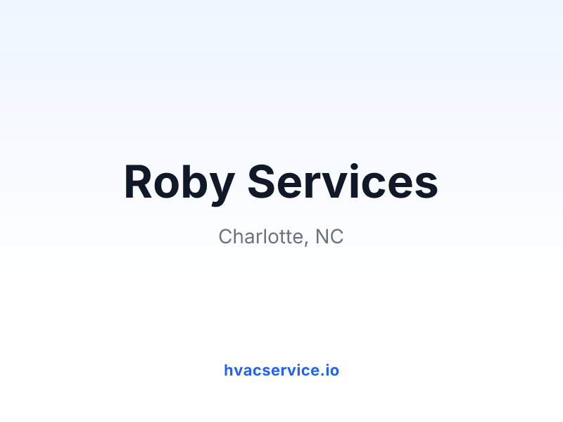 Roby Services