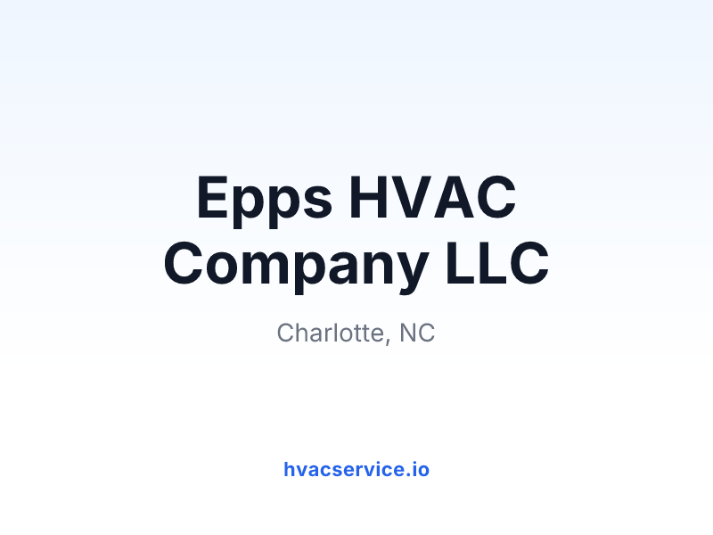 Epps HVAC Company LLC