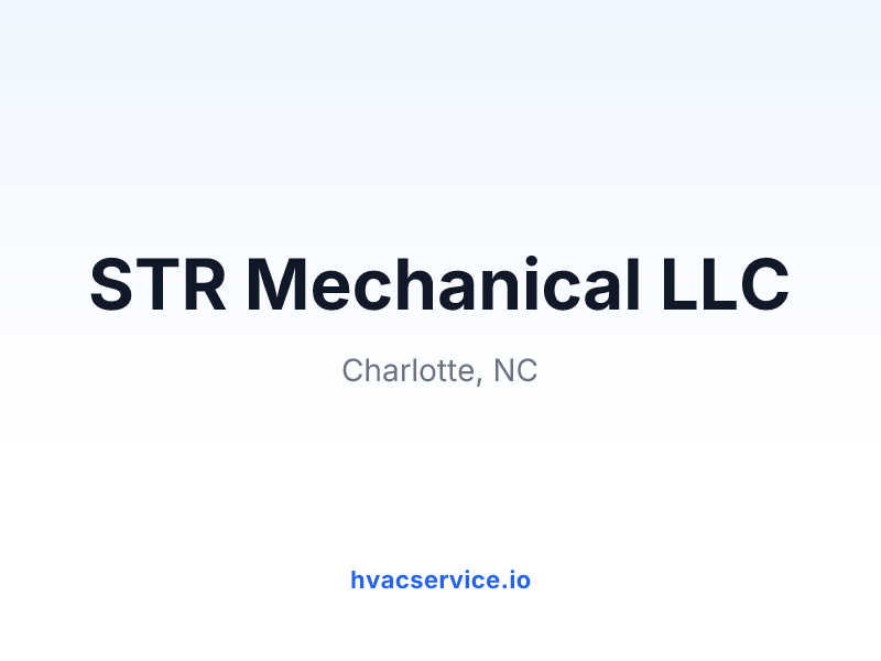 STR Mechanical LLC