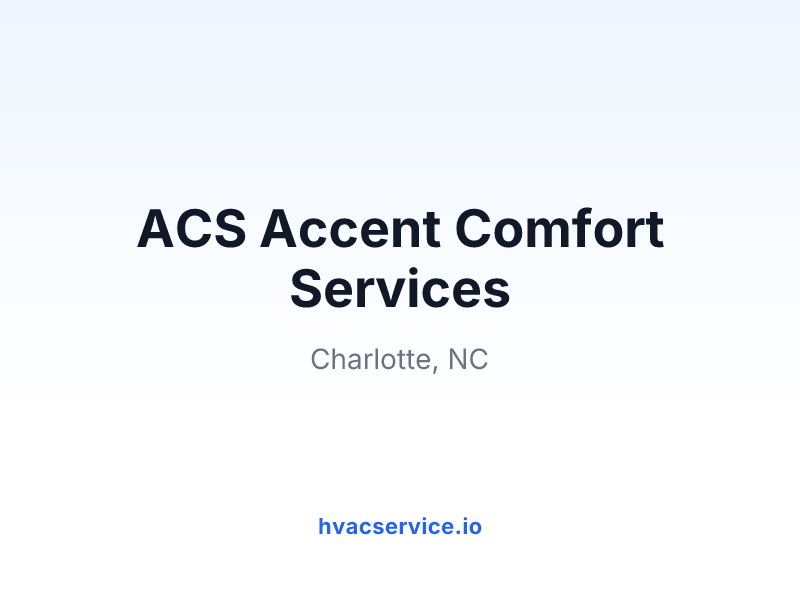 ACS Accent Comfort Services