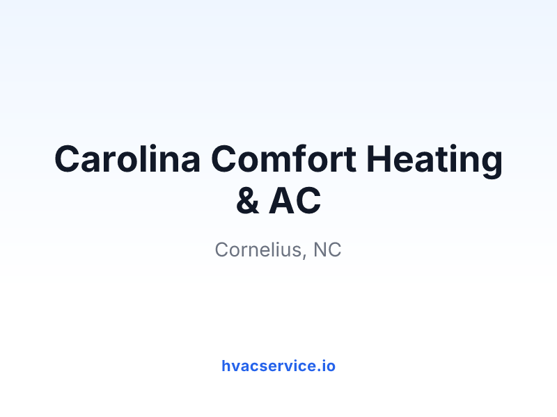 Carolina Comfort Heating & AC