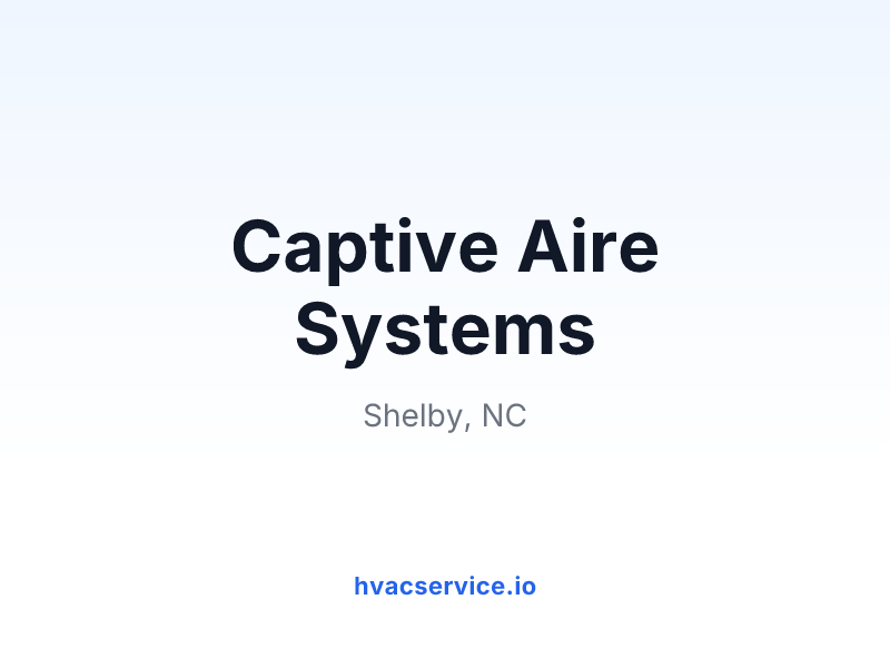 Captive Aire Systems