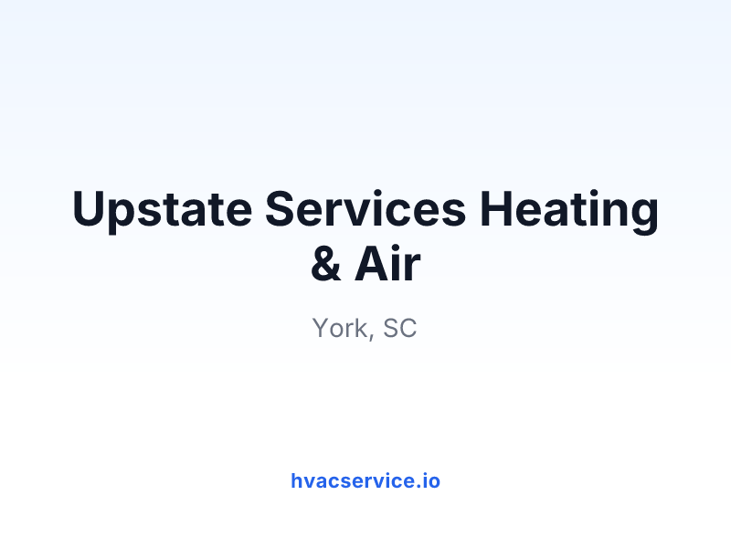 Upstate Services Heating & Air