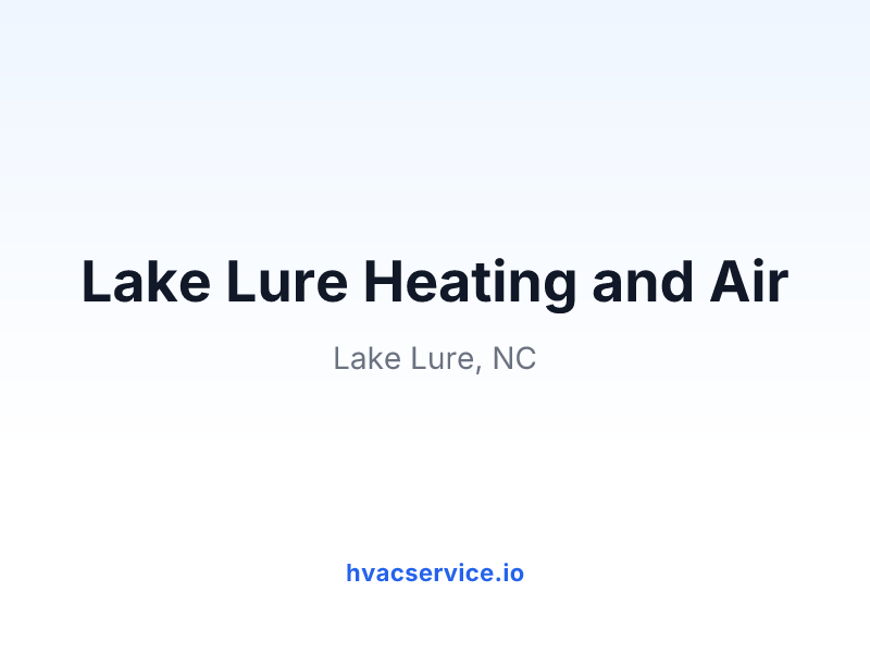 Lake Lure Heating and Air