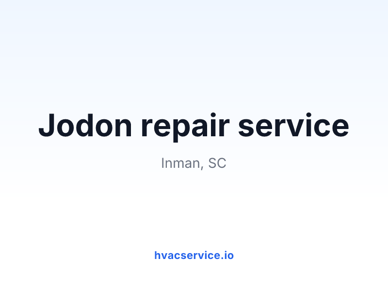 Jodon repair service