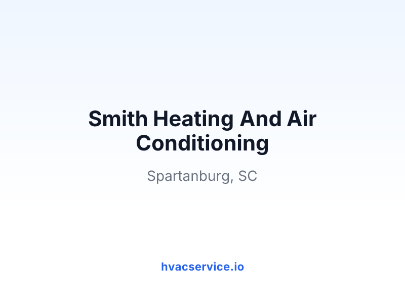Smith Heating And Air Conditioning