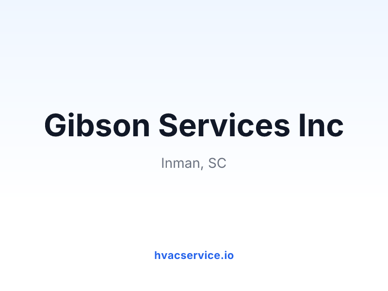 Gibson Services Inc