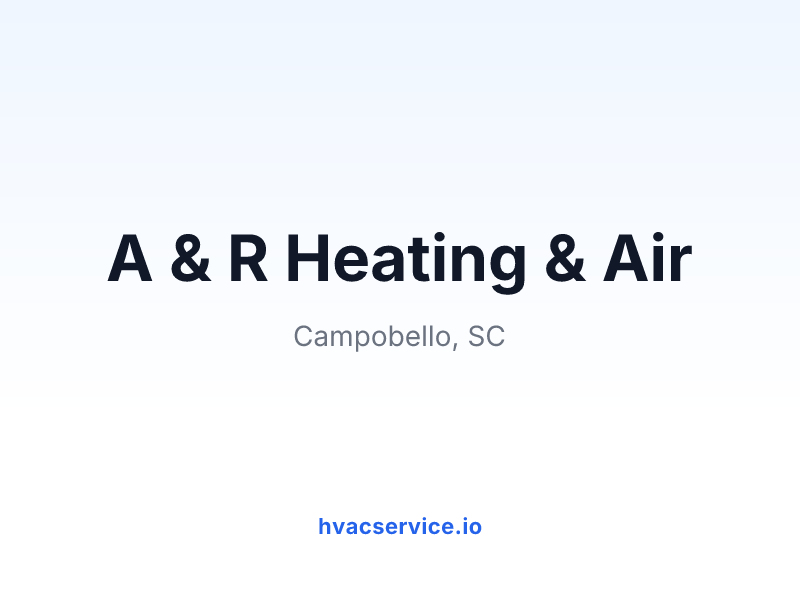 A & R Heating & Air