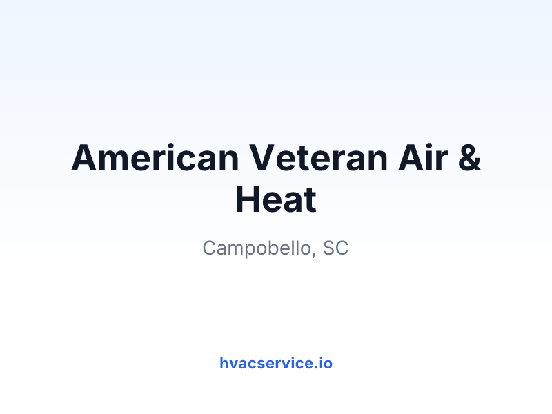 American Veteran Air & Heat