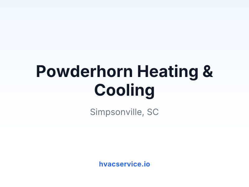 Powderhorn Heating & Cooling