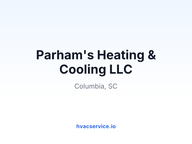 Parham's Heating & Cooling LLC