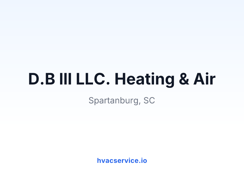 D.B lll LLC. Heating & Air