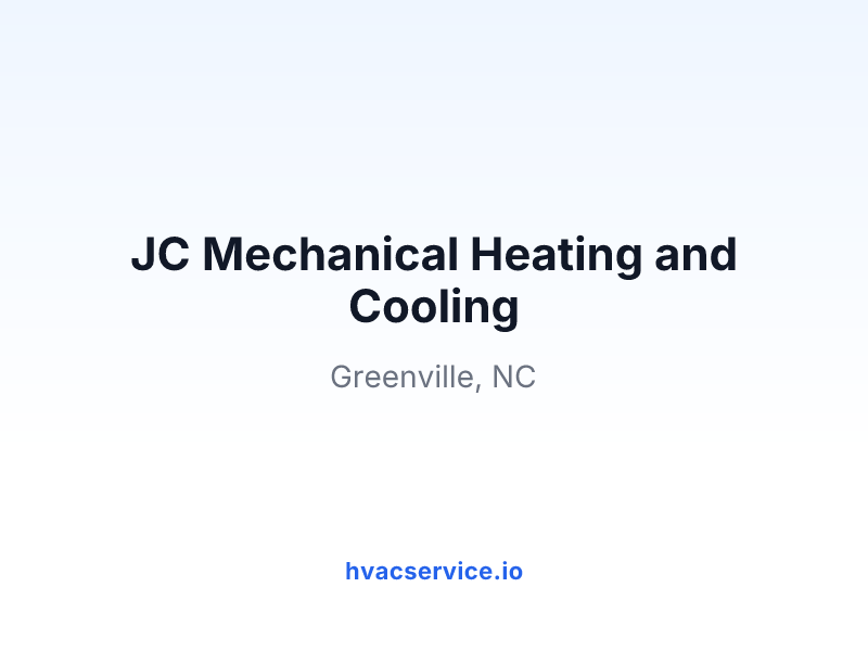 JC Mechanical Heating and Cooling