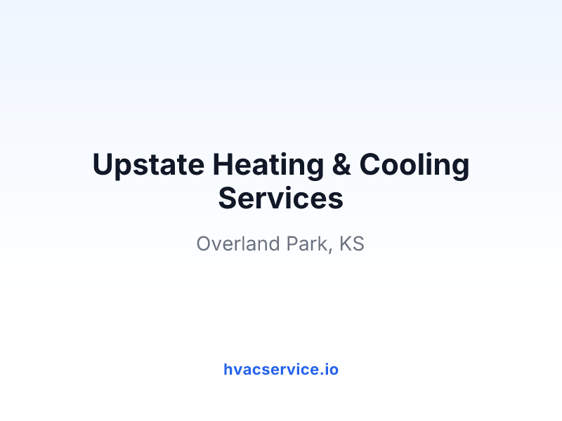 Upstate Heating & Cooling Services