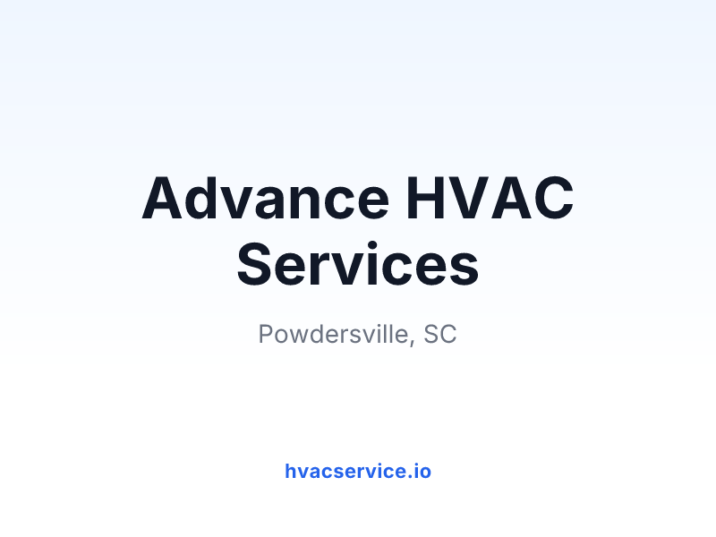Advance HVAC Services