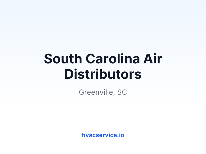 South Carolina Air Distributors