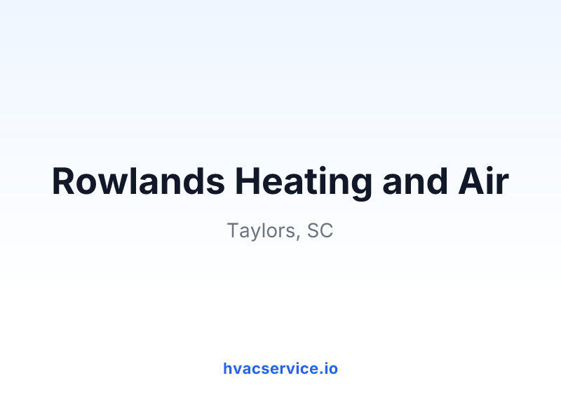 Rowlands Heating and Air