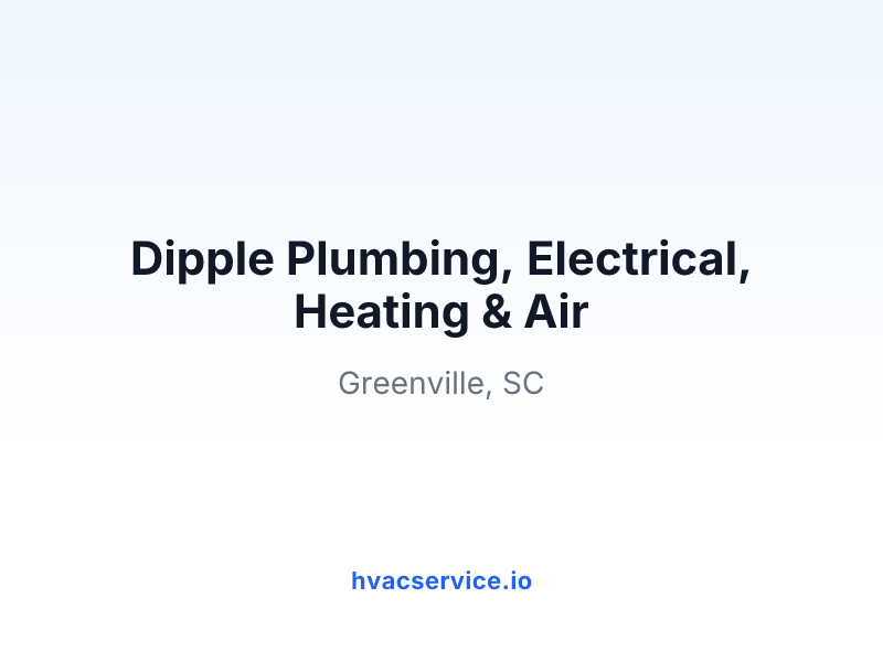 Dipple Heating, Cooling, Plumbing, Electrical